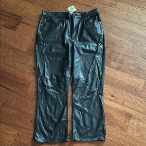 Pistola Black Leather Pants